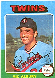 1975 Topps Baseball Cards      368     Vic Albury